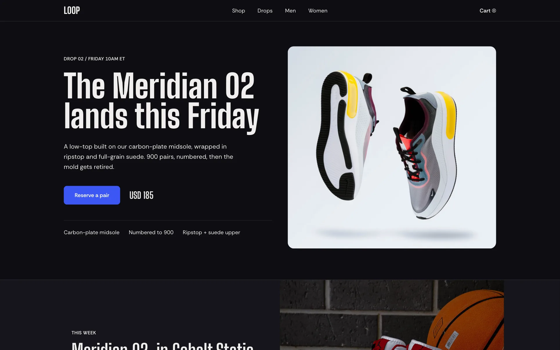 We.Inc Loop template design for a sneaker store