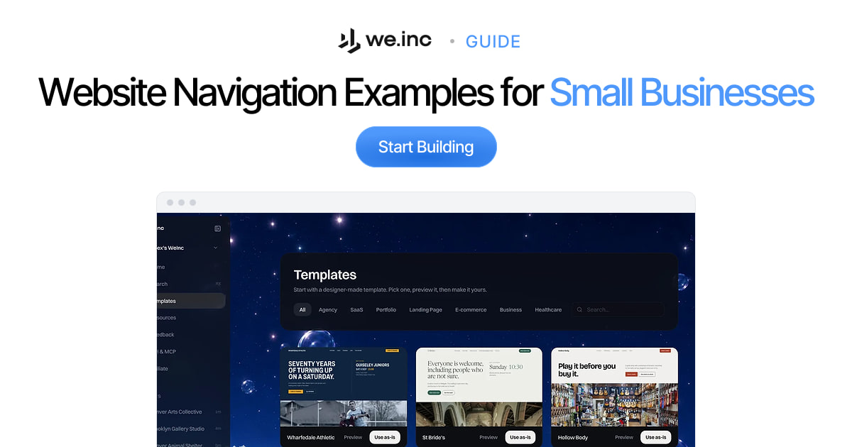 Sample Call Algorithm Site Navigation Examples for Small Businesses (Annotated)